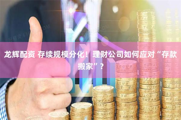 龙辉配资 存续规模分化！理财公司如何应对“存款搬家”？
